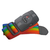 AS10209 - ASEC TSA Combination Luggage Belt Lock 3 Wheel