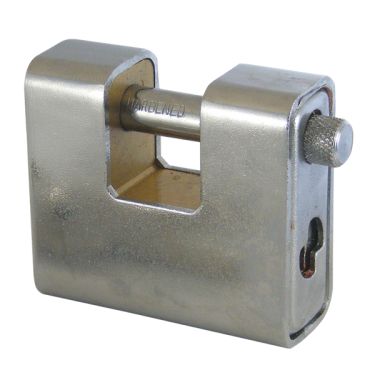 Click Here To Enlarge This Photo Of AS11872 - ASEC Steel Sliding Shackle Padlock 60mm KA Boxed
