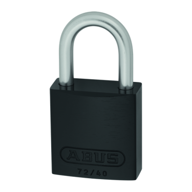 Click Here To Enlarge This Photo Of L25512 - ABUS 72LL/40 Anti-Rust Love Lock 40mm Aluminium Padlock Black