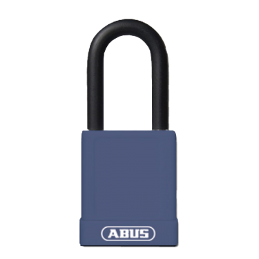 Click Here To Enlarge This Photo Of L22475 - ABUS 74 Series Lock Out Tag Out Coloured Aluminium 40mm Padlock Blue