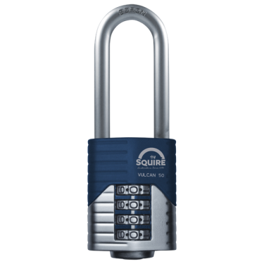Click Here To Enlarge This Photo Of L27235 - SQUIRE Vulcan 50mm Long Boron Shackle Combination Padlock KD