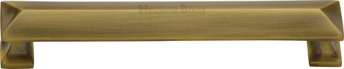 Click Here To Enlarge This Photo Of C2231 152-AT Heritage Brass Cabinet Pull Pyramid Design 152mm ctc Antique Brass Finish