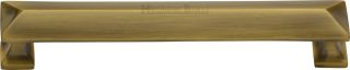 C2231 152-AT Heritage Brass Cabinet Pull Pyramid Design 152mm ctc Antique Brass Finish