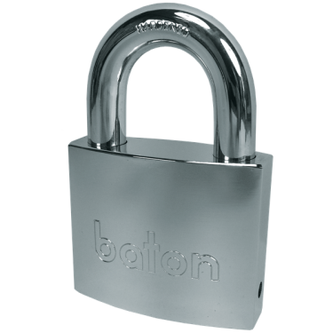 Click Here To Enlarge This Photo Of L22688 - BATON LOCK 6020 Series Open Shackle 55mm Brass Padlock With Disc Mechanism KD