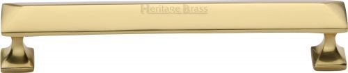 Click Here To Enlarge This Photo Of C2231 152-PB Heritage Brass Cabinet Pull Pyramid Design 152mm ctc Polished Brass Finish