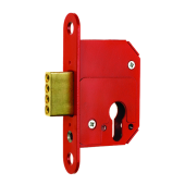 L16241 - ERA 263-51 Fortress BS Euro Deadlock With Cylinder 64mm Satin Chrome
