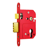 L16589 - ERA 234-31 Fortress BS Euro Keyless Egress Key & Turn Sashlock With Cylinder 64mm Polished Brass