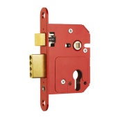 L16593 - ERA 334-31 Fortress Fortress BS BS Euro Keyless Egress Key & Turn Sashlock With Cylinder 76mm Polished Brass
