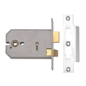 L13861 - UNION 2026 Horizontal Mortice Bathroom Lock 127mm Satin Chrome