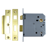 9970 - UNION 2226 Mortice Bathroom Lock 102mm Polished Brass