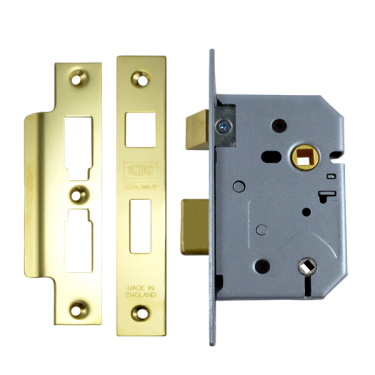 Click Here To Enlarge This Photo Of 9968 - UNION 2226 Mortice Bathroom Lock 64mm Polished Brass