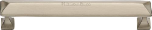 Click Here To Enlarge This Photo Of C2231 152-SN Heritage Brass Cabinet Pull Pyramid Design 152mm ctc Satin Nickel Finish