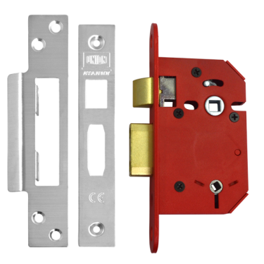 Click Here To Enlarge This Photo Of L19772 - UNION J22WCS StrongBOLT Bathroom Lock 64mm Stainless Steel