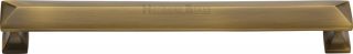 C2231 203-AT Heritage Brass Cabinet Pull Pyramid Design 203mm ctc Antique Brass Finish