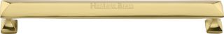 C2231 203-PB Heritage Brass Cabinet Pull Pyramid Design 203mm ctc Polished Brass Finish