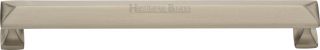 C2231 203-SN Heritage Brass Cabinet Pull Pyramid Design 203mm ctc Satin Nickel Finish