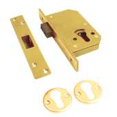 L30005 - UNION C-Series 3C10 Euro Deadcase 73mm Polished Brass