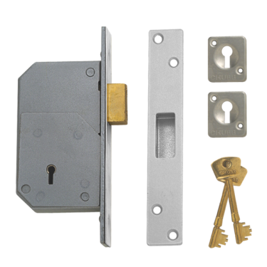 Click Here To Enlarge This Photo Of 207 - UNION C-Series 3G110 Detainer Deadlock 73mm Satin Chrome Keyed to Differ Double Pole Microswitch DPMS