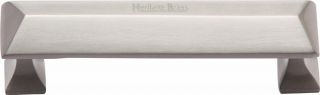 C2231 96-SN Heritage Brass Cabinet Pull Pyramid Design 96mm ctc Satin Nickel Finish