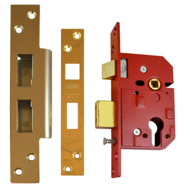 Click Here To Enlarge This Photo Of L12491 - UNION L2244E Euro Sashcase 67mm Polished Brass