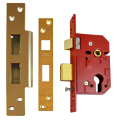 L12491 - UNION L2244E Euro Sashcase 67mm Polished Brass