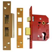 L12493 - UNION L2244E Euro Sashcase 80mm Polished Brass