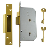 215 - UNION C-Series 3K70 Detainer Sashlock 73mm L/H Polished Brass Keyed to Differ