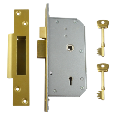 Click Here To Enlarge This Photo Of 217 - UNION C-Series 3K70 Detainer Sashlock 73mm R/H Polished Brass Keyed to Differ