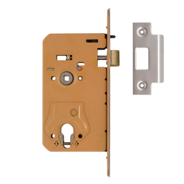 Click Here To Enlarge This Photo Of 9139 - UNION L2370 Euro / Oval Nightlatch Case 95mm Satin Chrome