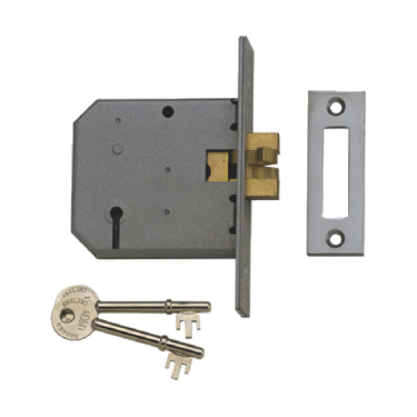 Click Here To Enlarge This Photo Of 9959 - UNION 2477 3 Lever Clawbolt 75mm Polished Brass Keyed to Differ