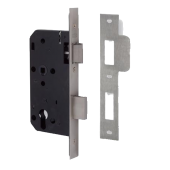 L14599 - UNION JL2C212SQ DIN Euro Sashcase 85mm Stainless Steel Square