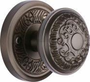 AYD1324-MB Heritage Brass Mortice Knob on Rose Aydon Design Matt Bronze Finish