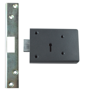 Click Here To Enlarge This Photo Of L460 - UNION FB2 Fire Brigade 2 Lever Rim Deadlock R/H