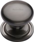 C2240 38-MB Heritage Brass Cabinet Knob Victorian Round Design with Base 38mm Matt Bronze Finish