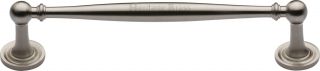 C2533 152-SN Heritage Brass Cabinet Pull Colonial Design 152mm ctc Satin Nickel Finish