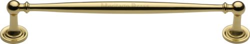 Click Here To Enlarge This Photo Of C2533 203-PB Heritage Brass Cabinet Pull Colonial Design 203mm ctc Polished Brass Finish