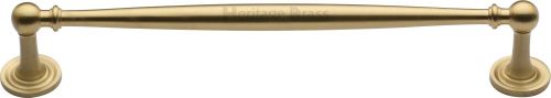 Click Here To Enlarge This Photo Of C2533 203-SB Heritage Brass Cabinet Pull Colonial Design 203mm ctc Satin Brass Finish