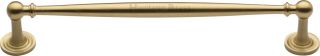 C2533 203-SB Heritage Brass Cabinet Pull Colonial Design 203mm ctc Satin Brass Finish