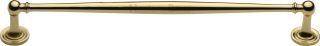 C2533 254-PB Heritage Brass Cabinet Pull Colonial Design 254mm ctc Polished Brass Finish