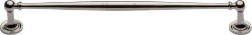 Click Here To Enlarge This Photo Of C2533 254-PNF Heritage Brass Cabinet Pull Colonial Design 254mm ctc Polished Nickel Finish