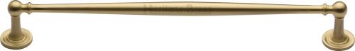 Click Here To Enlarge This Photo Of C2533 254-SB Heritage Brass Cabinet Pull Colonial Design 254mm ctc Satin Brass Finish