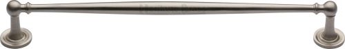 Click Here To Enlarge This Photo Of C2533 254-SN Heritage Brass Cabinet Pull Colonial Design 254mm ctc Satin Nickel Finish