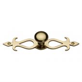 C3074 32-SB M.Marcus Heritage Brass Cabinet Knob Round Backplate Design 32mm Satin Brass