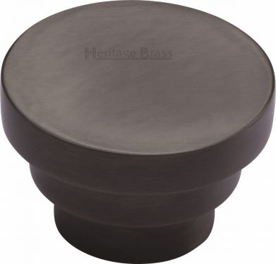 Click Here To Enlarge This Photo Of C3624 32-MB Heritage Brass Cabinet Knob Round Stepped Design 32mm Matt Bronze Finish