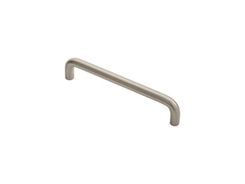 Click Here To Enlarge This Photo Of FTD460BSN - Carlisle Brass Fingertip Design 10mm D Handle (128mm c/c) 138mm Satin Nickel