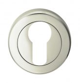 SZR001PN - Carlisle Brass Serozzetta Euro Profile Escutcheon (Concealed Fix) Polished Nickel