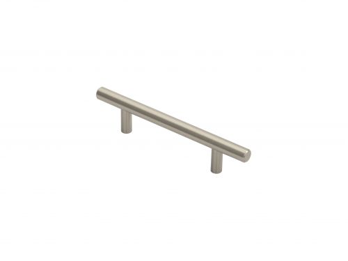 Click Here To Enlarge This Photo Of FTD445ASN - Carlisle Brass Fingertip Design 12mm Steel T-Bar Handle (96mm c/c) 156mm Satin Nickel