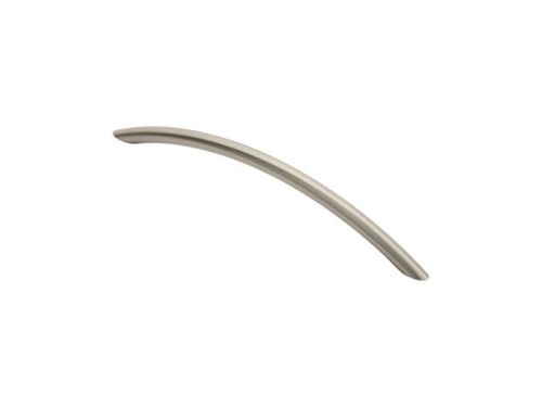 Click Here To Enlarge This Photo Of FTD450DSN - Carlisle Brass Fingertip Design 10mm Bow Handle (192mm c/c) 226mm Satin Nickel