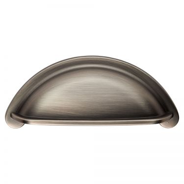 Click Here To Enlarge This Photo Of FTD557GM - Carlisle Brass Fingertip Design Cottage Cup Pull 76mm Gun Metal