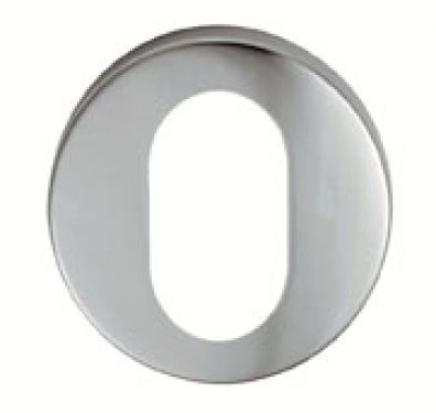 Click Here To Enlarge This Photo Of ESU9005SAA - Carlisle Brass Eurospec 52 x 8mm Escutcheon Oval Satin Anodised Aluminium